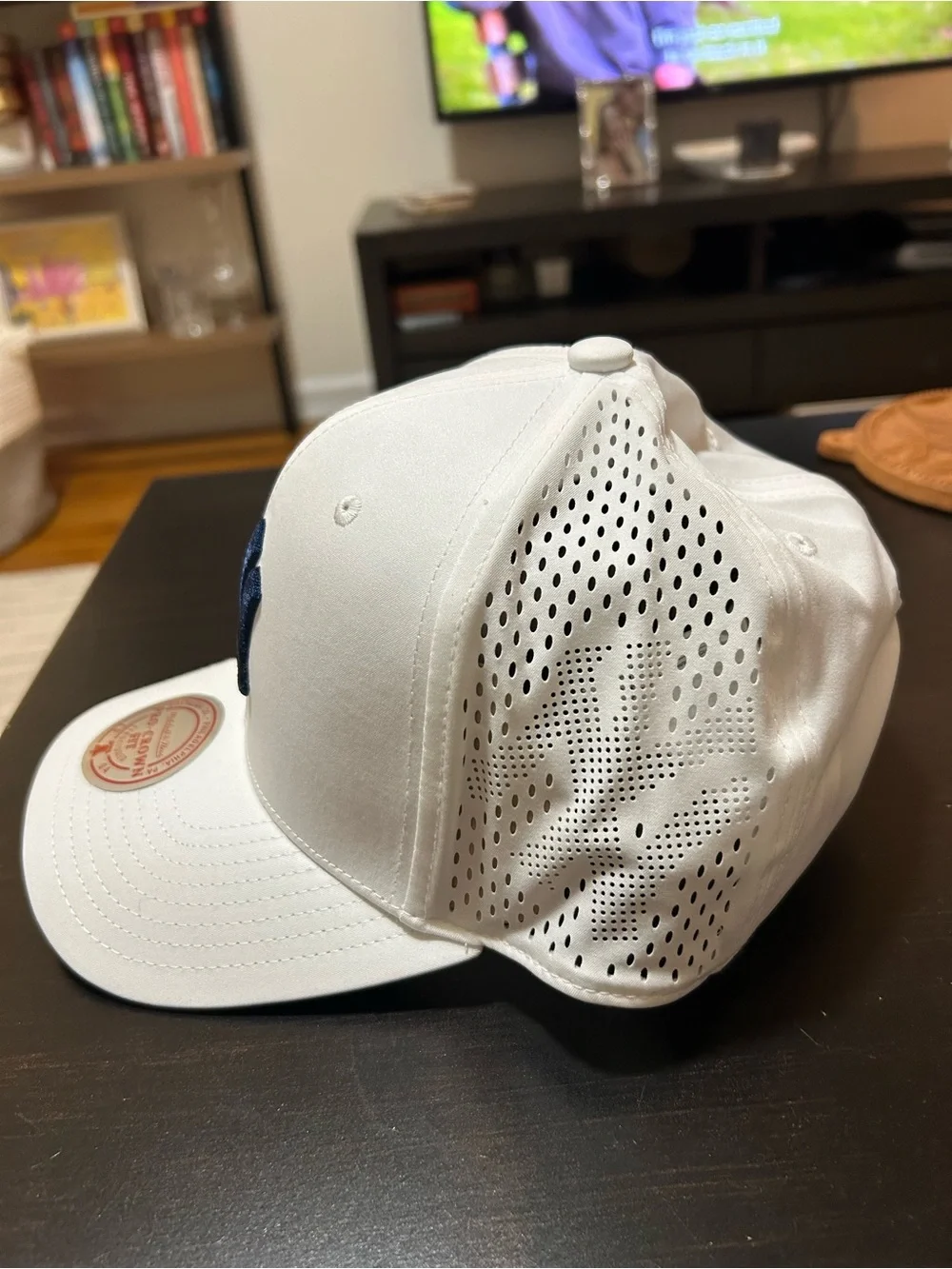 White Baseball Cap with Yankee Logo